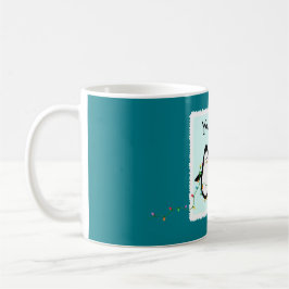 Herzerwärmender Weihnachtsgeschenk-Spaß-Pinguin Kaffeetasse