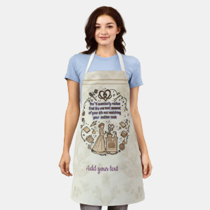 Herzerwärmendes Geschenk für Mama Schürze