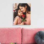Herzerwärmendes persönliches Blumengeschenk Leinwanddruck (Insitu (Wohnzimmer))