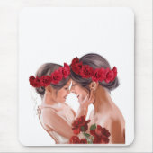 Herzerwärmendes persönliches Blumengeschenk Mousepad (Vorne)