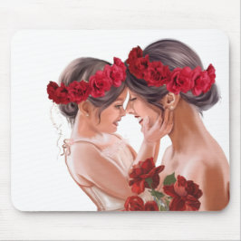 Herzerwärmendes persönliches Blumengeschenk Mousepad