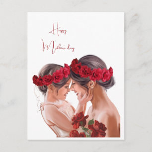 Herzerwärmendes persönliches Blumengeschenk Postkarte