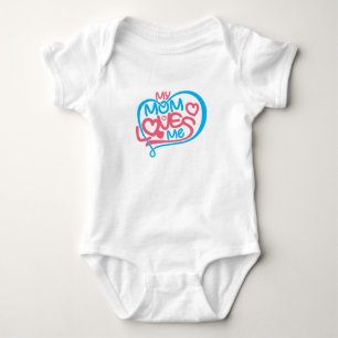Herzerwärmung "Meine Mama Lieben Me" Sonderanleihe Baby Strampler