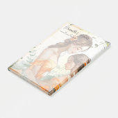 Herzerwärmung Mutter & Tochter 4 Zoll x 6 Zoll Post-it Klebezettel (angewinkelt)