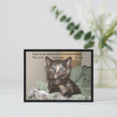 Herzerwärmung Postkarte (Stehend Vorderseite)