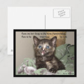 Herzerwärmung Postkarte (Vorne/Hinten)