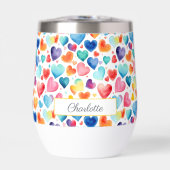 Herzfarbe Niedliche Liebe Individuelle Name (Vorderseite)