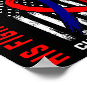 Herzfehler KD Bewusstsein Son US American Flag Poster (Ecke)