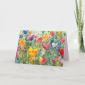 HERZFELD GRANDCHILD VALENTINKARTE DANKESKARTE (Vorderseite)