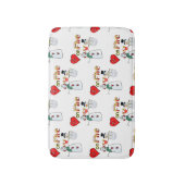 Herzfeuer Snowman Duschmatte Badezimmer Badematte (Vorderseite Vertikal)