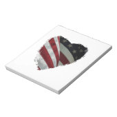 Herzflagge Notizblock (Rotiert)