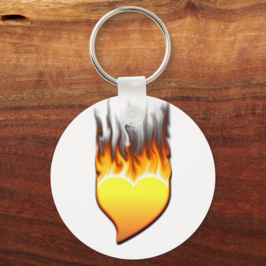 Herzflamme III Schlüsselanhänger (Vorderseite)