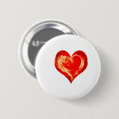 Herzflammen Button (Vorne & Hinten)