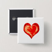 Herzflammen Button (Vorne & Hinten)