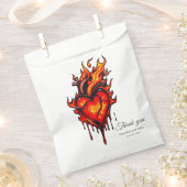 Herzflammen. Geschenktütchen (Ausgeschnitten)