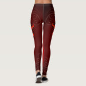 Herzflammen. Leggings (Rückseite)