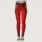 Herzflammen. Leggings (Vorderseite)