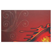 Herzflammen. Stoff (Fat Quarter (45,7 x 55,9 cm))