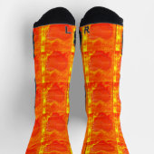 Herzflammende Valentinsocken Socken (Oben)