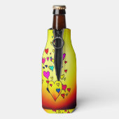 Herzflasche Cooler Flaschenkühler (Flasche Rückseite)
