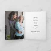 Herzflorale Grußkarte Karte (Innenseite)