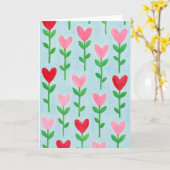 Herzfloralfarbenglanz Karte (Gelbe Blume)