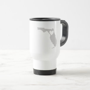 Herzflorida Gestalt Grau Floridan Liebe Floridian Reisebecher