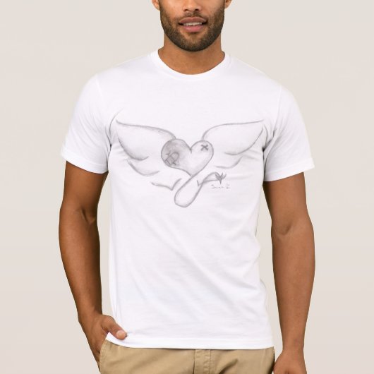 Herzflügel T-Shirt (Vorderseite)