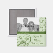 Herzflüster/ Save the Date Magnet (Vorderseite/Rückseite)