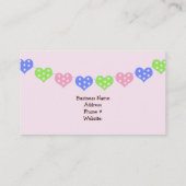 Herzfolge Visitenkarte (Rückseite)