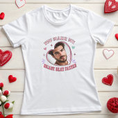 Herzform Benutzerdefiniertes Foto Valentine T-Shir T-Shirt