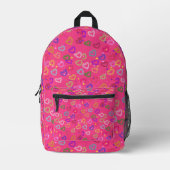 Herzform-Design-Rucksäcke Bedruckter Rucksack (Vorderseite)