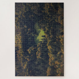 Herzform in einem Wald in Slowenien Puzzle