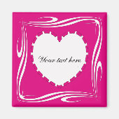 Herzform Magnet (Vorne)