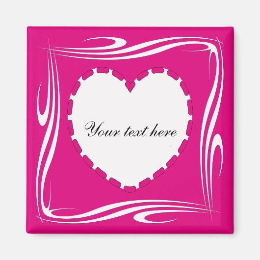 Herzform Magnet (Vorne)