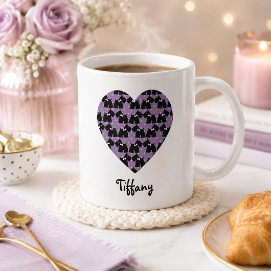 Herzform Niedlich Terrier Kaffeetasse
