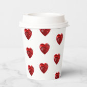 Herzform Pappbecher (Rückseite)