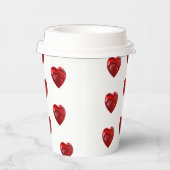 Herzform Pappbecher (Rechts)