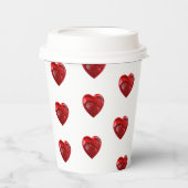 Herzform Pappbecher (Vorderseite)