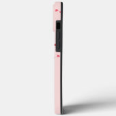 Herzform rosa und rotes Herz Case-Mate iPhone Hülle (Rückseite / Links)