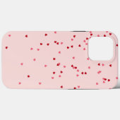Herzform rosa und rotes Herz Case-Mate iPhone Hülle (Rückseite (Horizontal))