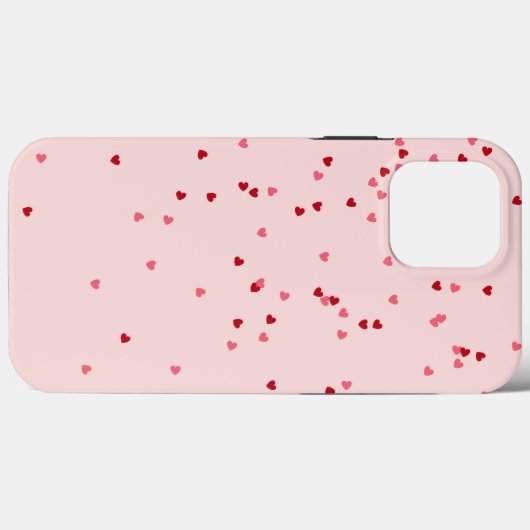 Herzform rosa und rotes Herz Case-Mate iPhone Hülle (Rückseite (Horizontal))