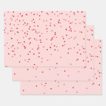 Herzform rosa und rotes Herz