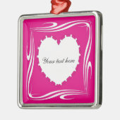 Herzform Silbernes Ornament (Links)