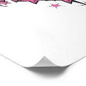 Herzform Sterne Tätowierung Poster (Ecke)