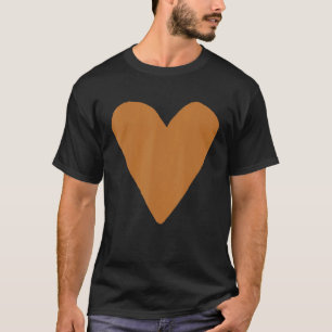Herzform Symbol Liebe Kindness Peace Copper T-Shirt