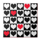 Herzformen Fliese (Vorderseite)