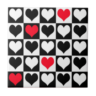 Herzformen Fliese
