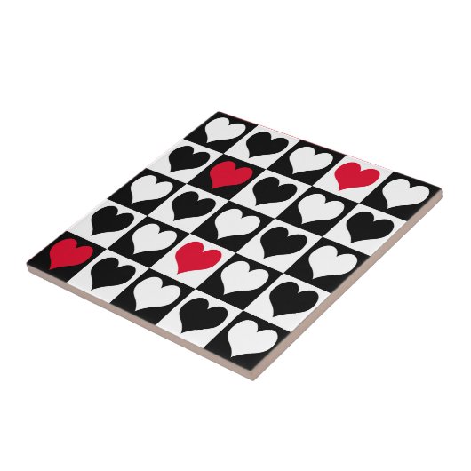 Herzformen Fliese (Seite)