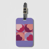 Herzformen Gepäckanhänger (Vorderseite Vertikal)